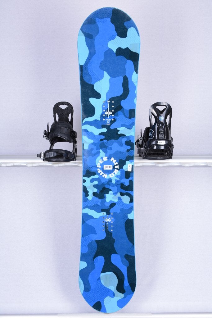 132 137 142 kinder snowboard NITRO RIPPER YOUTH BLUE, Verzenden, Gebruikt, Board