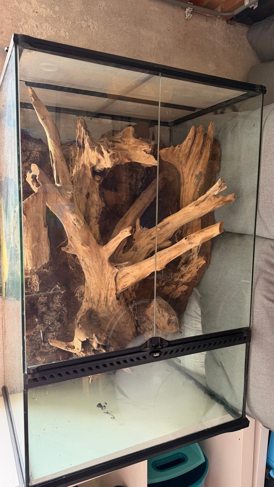Exo terra terrarium, Ophalen