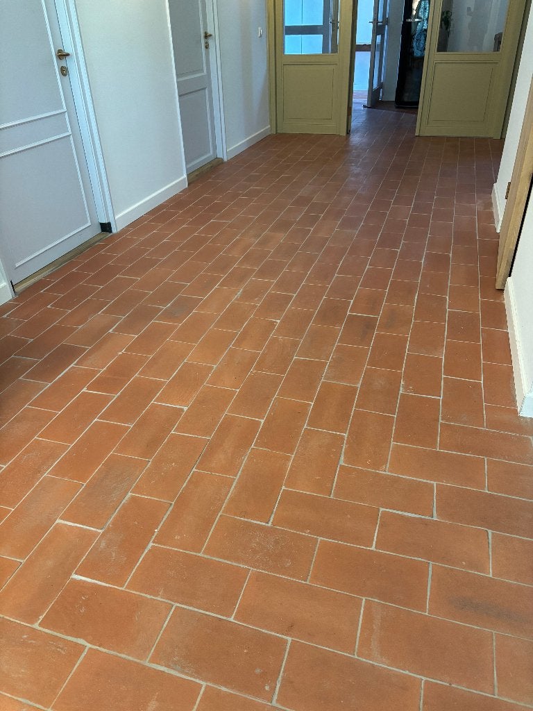 Mooie partij Terracotta tegels van 27,5x14cm / 33m2 NIEUW, Doe-het-zelf en Verbouw, Tegels, Ophalen, Keramiek, Nieuw, Minder dan 20 cm