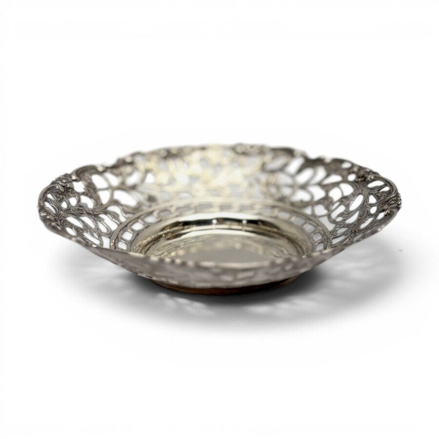Zilveren bonbonmandje, 1947, Ophalen of Verzenden, Zilver