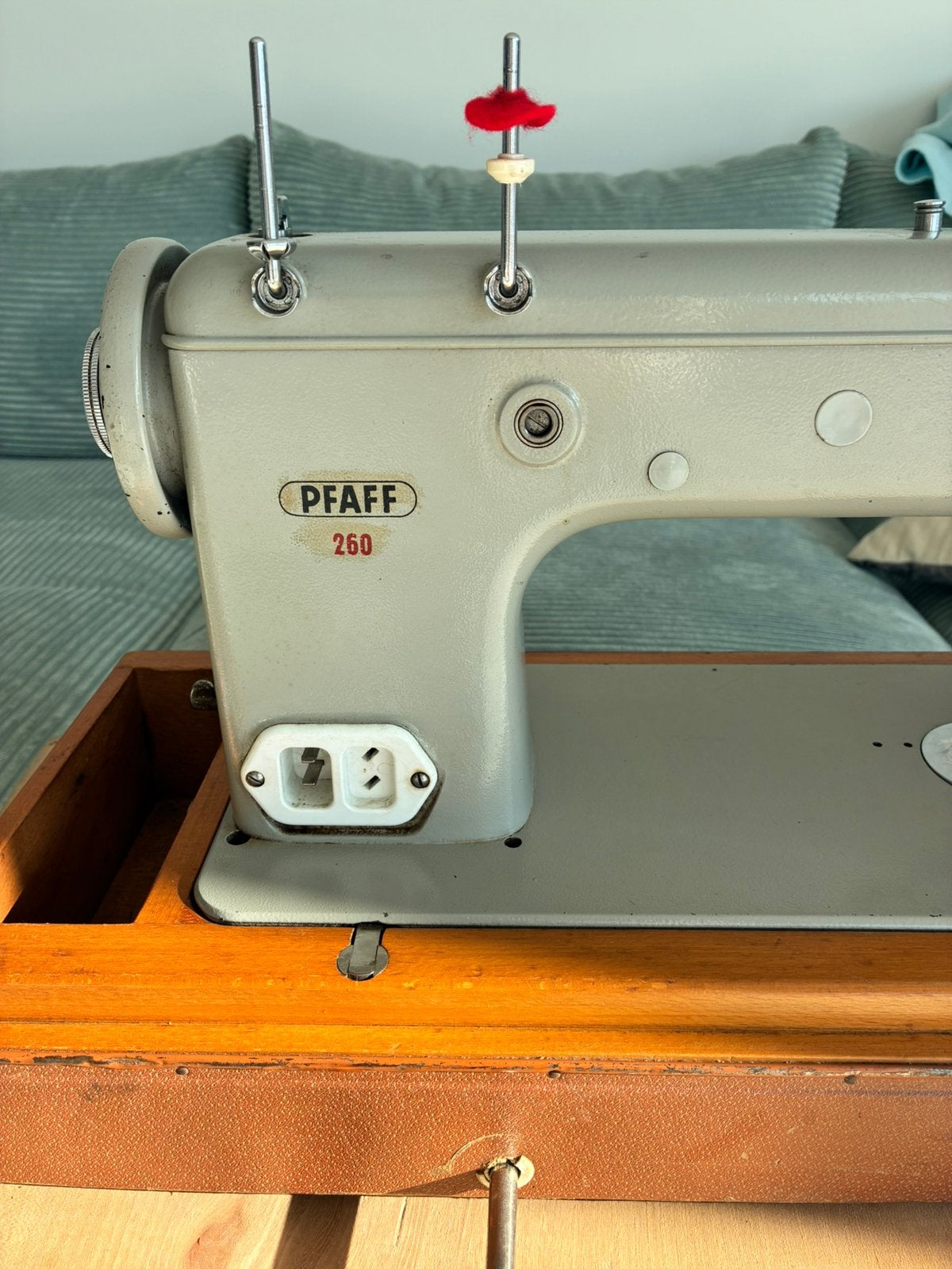 Pfaff 260 semi-industriële naaimachine - leer, zeilen, jeans, Ophalen, Gebruikt, Naaimachine, Pfaff