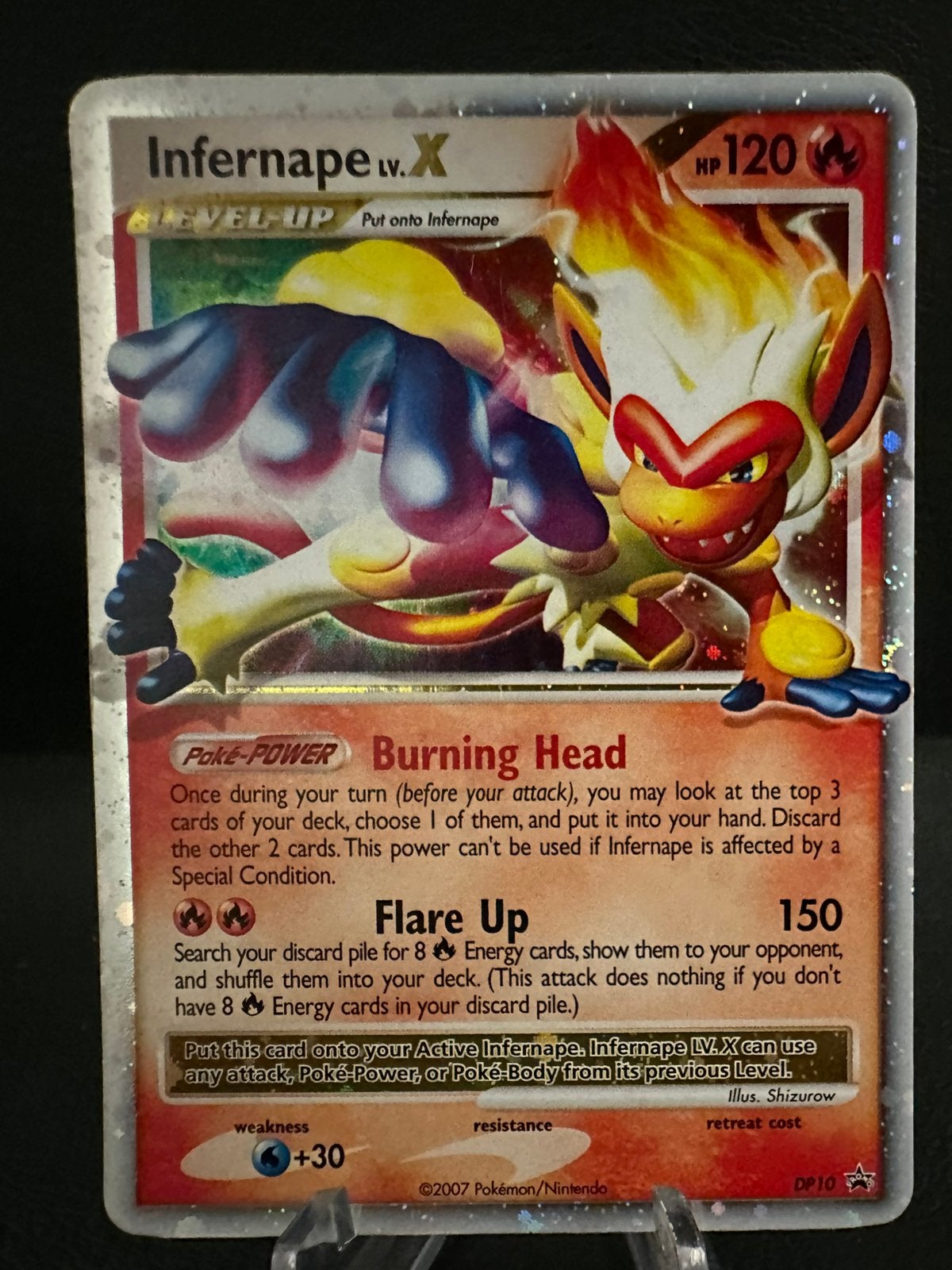 Pokemon diamond & pearl infernape lv. X dp10, Ophalen of Verzenden, Zo goed als nieuw