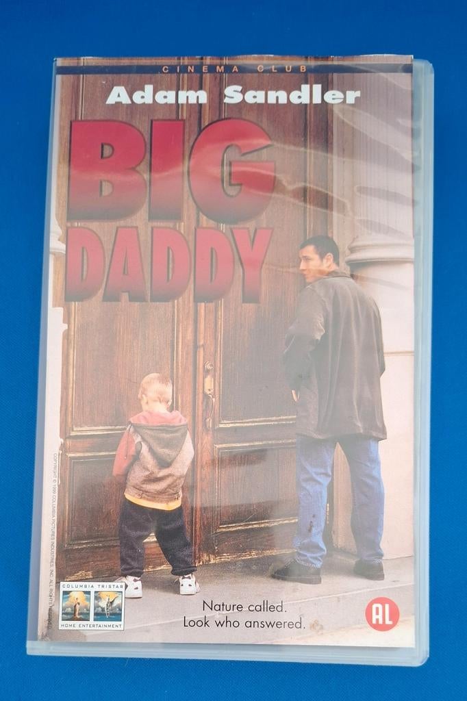 Vhs videoband Big Daddy, Alle leeftijden, Ophalen of Verzenden, Gebruikt, Komedie