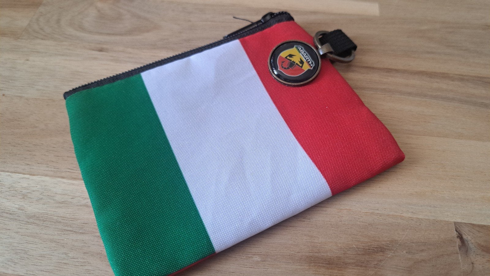Tasje Tricolore Italia Abarth, Ophalen of Verzenden