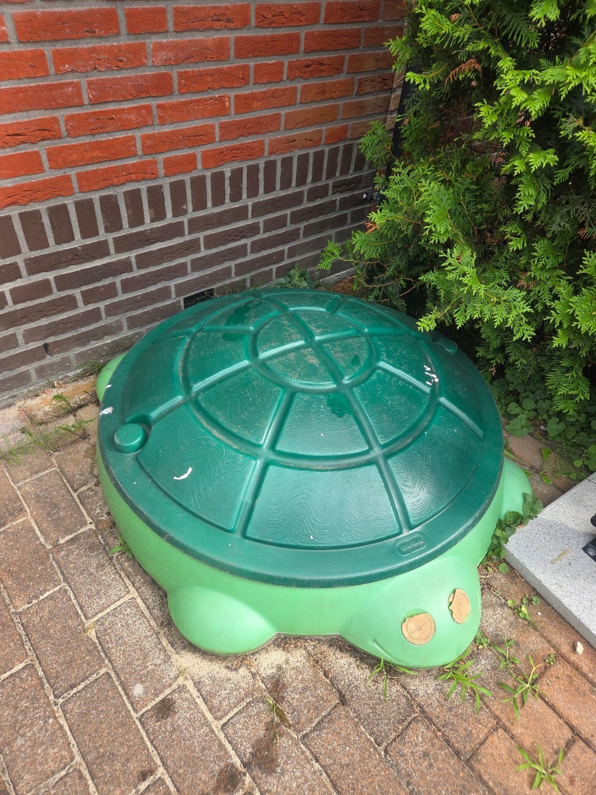 Kinder zandbak in schildpadvorm, gebruikt, Ophalen, Gebruikt