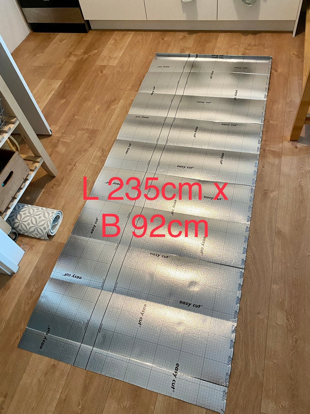 Foto 2 van Isotac zilver 10dB, Aquastop easy cut ondervloer