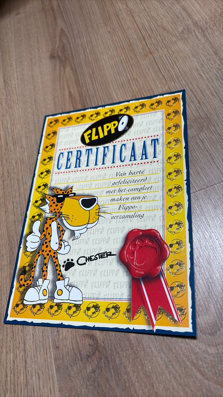 Flippo certificaat, Verzamelen, Ophalen of Verzenden, Map, Album of Poster