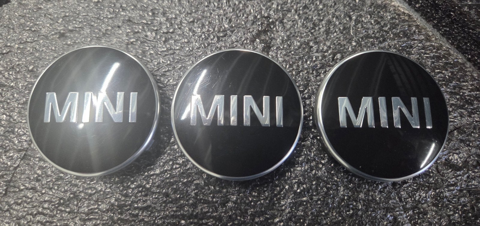 3x ORIGINELE MINI COOPER NAAFDOPPEN 56MM Z.G.A.N, Auto diversen, Ophalen of Verzenden, Zo goed als nieuw