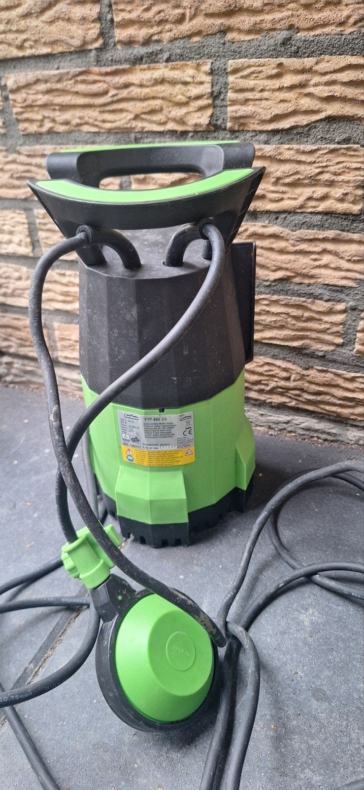Dompelpomp - Ideaal voor waterafvoer, Ophalen, Zo goed als nieuw, Elektrisch, Dompelpomp