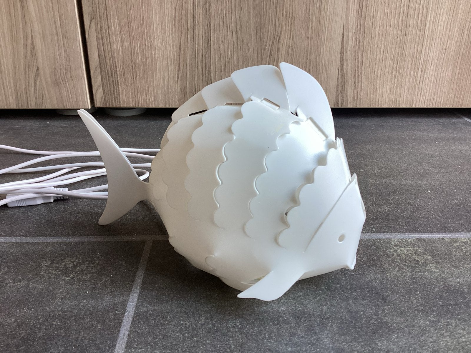 Nachtlampje Vis - Kleurverandering door klappen (20 cm), Kinderen en Baby's, Ophalen of Verzenden, Zo goed als nieuw, Lamp