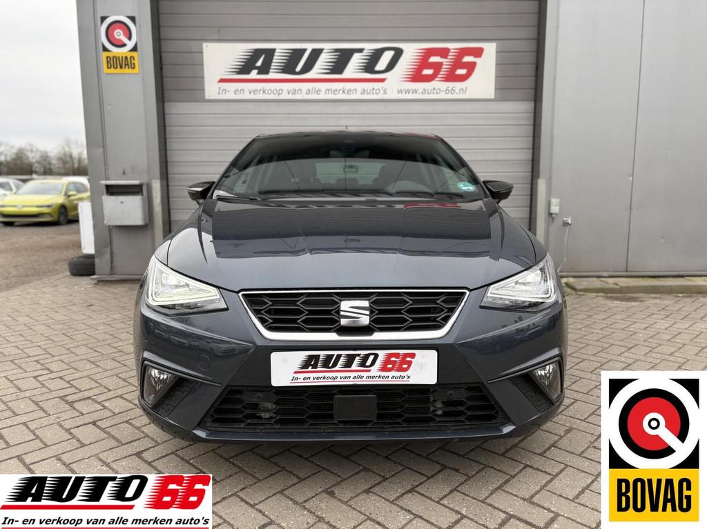 Seat Ibiza 1.0 EcoTSI FR Business Connect 120pk Automaat, Auto's, Stof, Gebruikt, 580 kg, Adaptive Cruise Control