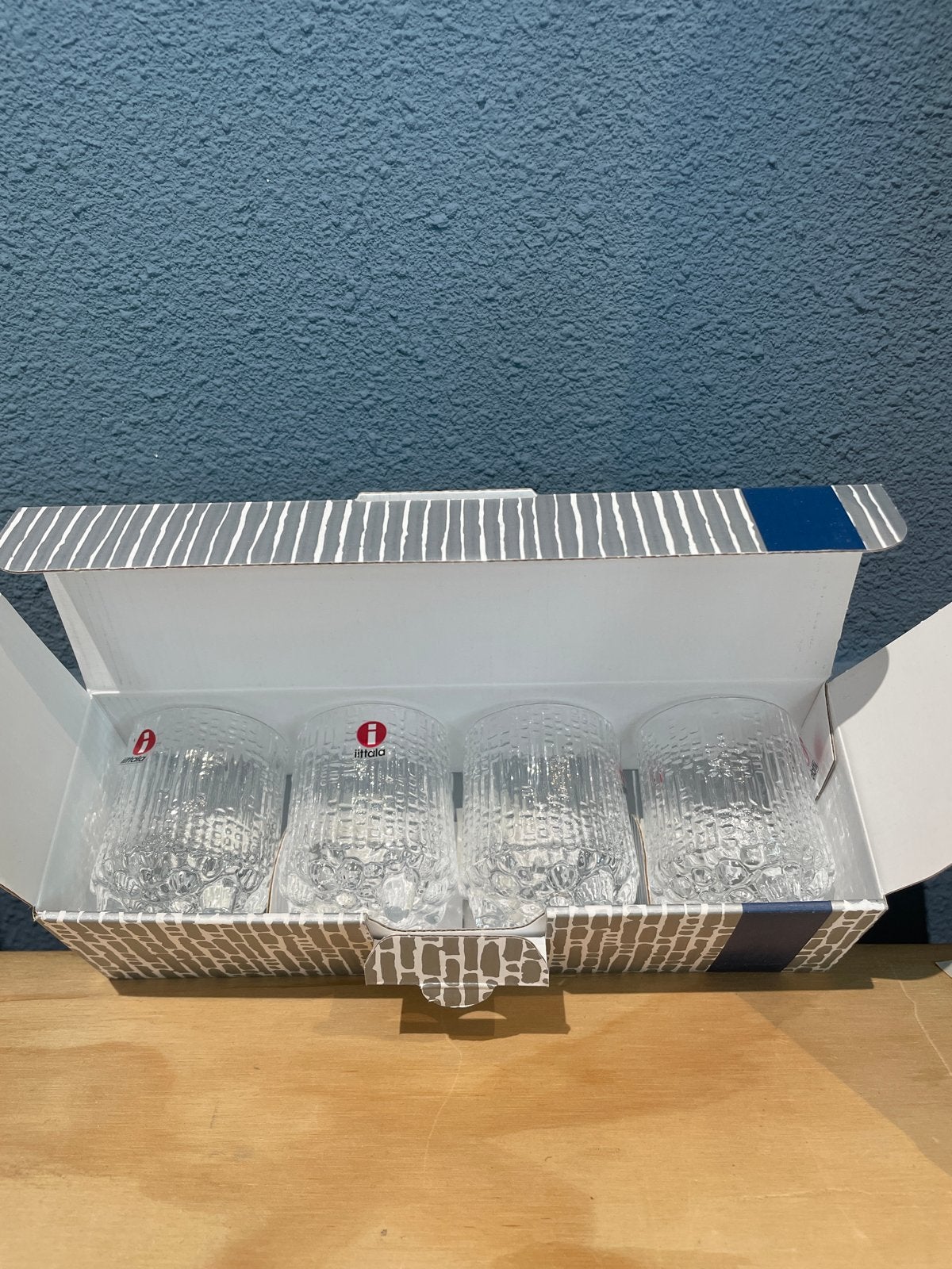 Iittala Ultima Thule borrelglaasjes - set van 4, Ophalen of Verzenden, Nieuw, Glas, Overige stijlen