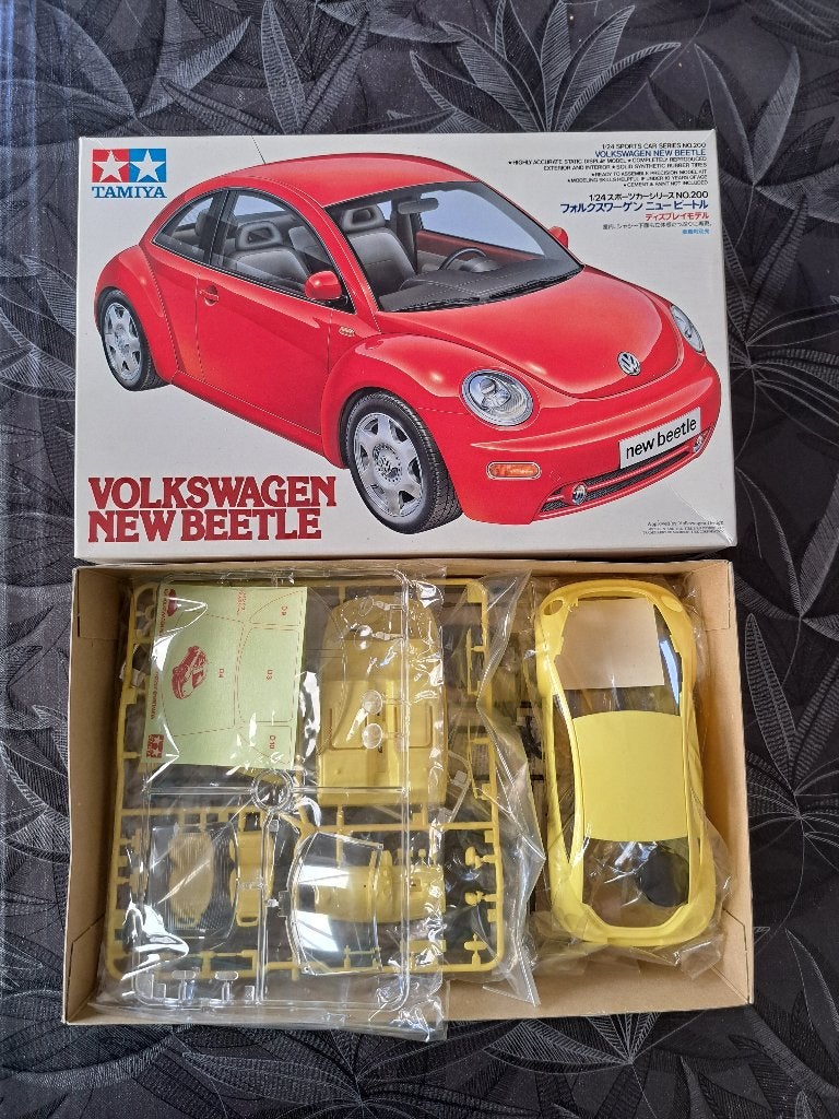 Tamiya Volkswagen New Beetle Kever, Ophalen of Verzenden, Nieuw, Auto, Overige merken