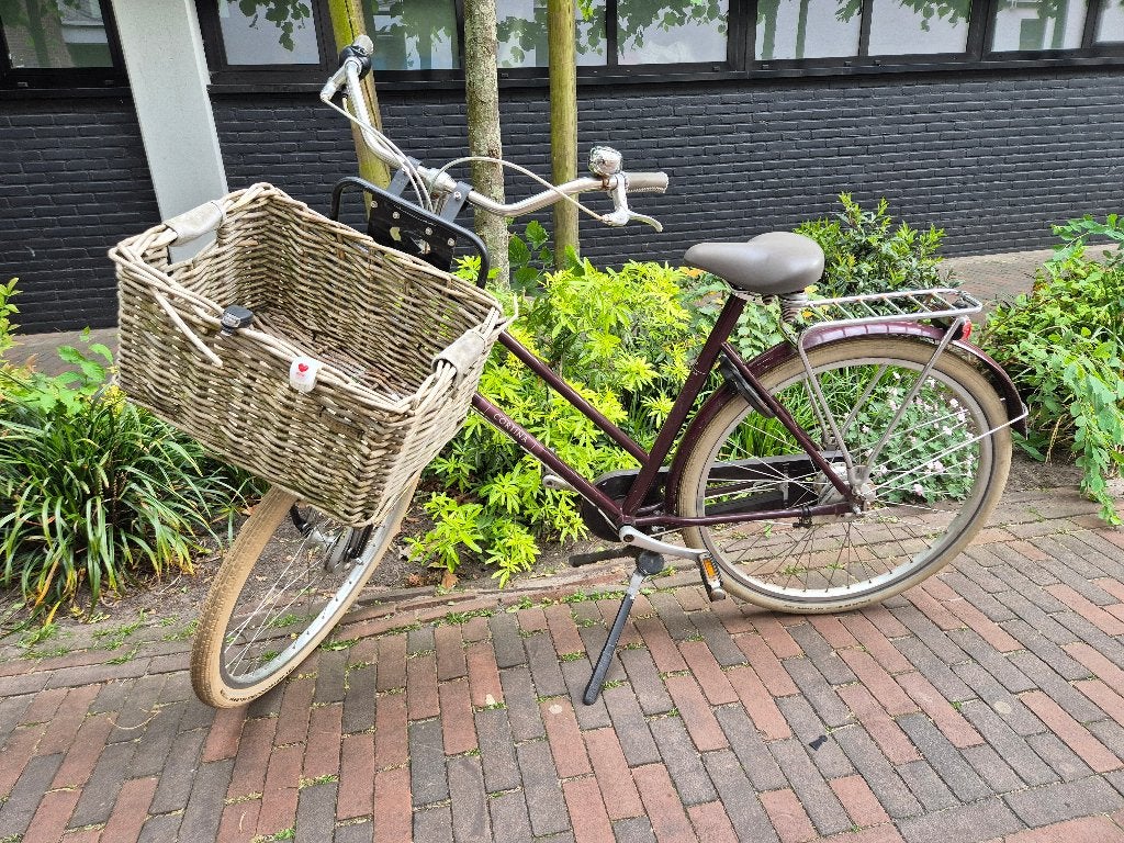 damesfiets, Fietsen en Brommers, Fietsen | Dames | Damesfietsen, Gebruikt, Versnellingen, 56 cm of meer, Trommelrem