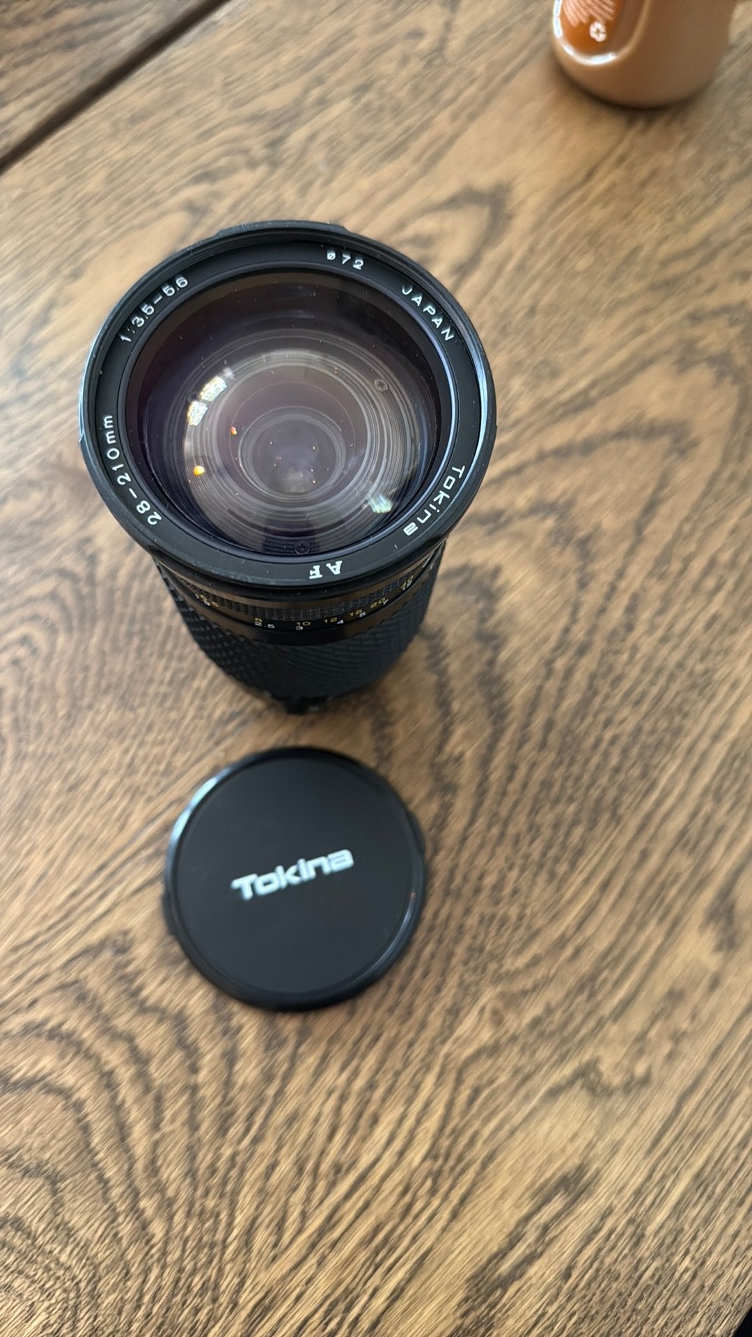 Tokina AF 28-210mm f/3.5-5.6, Ophalen of Verzenden, Gebruikt, Telelens