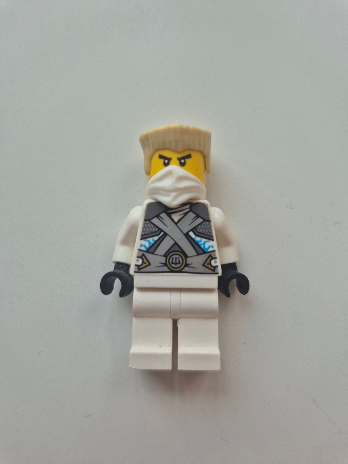 LEGO Ninjago Stone Armor Zane Minifiguur njo0106, Lego, Ophalen of Verzenden, Zo goed als nieuw, Minifiguur