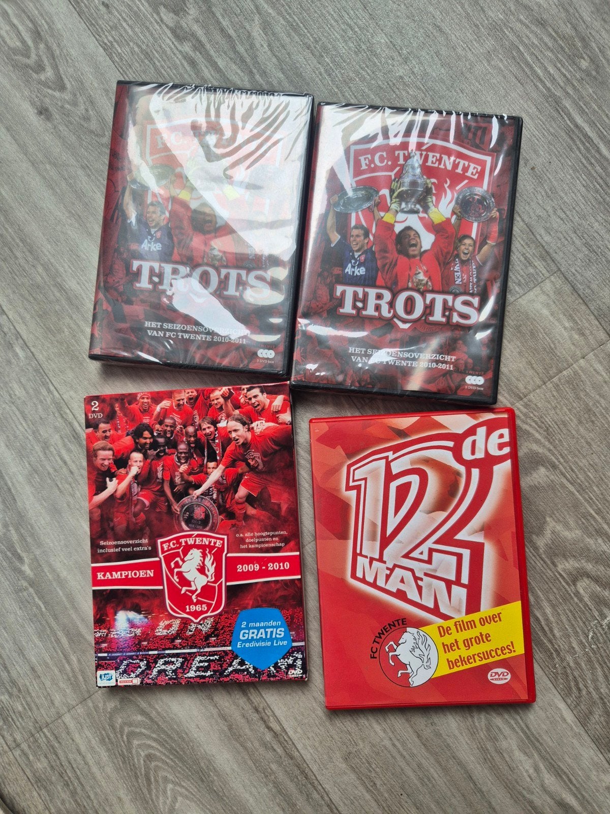 FC Twente DVD collectie: Kampioen 2009/2010 Seizoen 10/20, Gebruikt, Alle leeftijden, Inclusief doosje, Ophalen of Verzenden