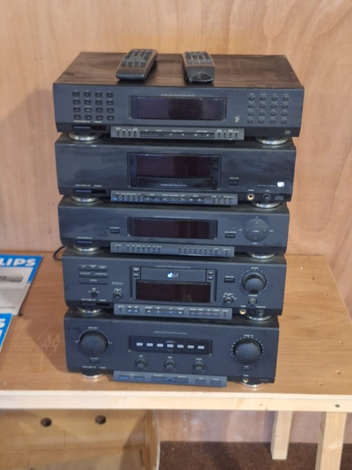 Philips 950 set met originele boekjes, Ophalen of Verzenden, Philips, Losse componenten