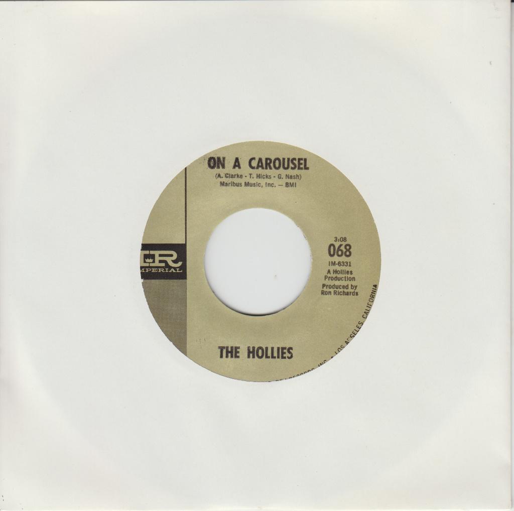 THE HOLLIES - On A Carousel, Gebruikt, 7 inch, Single, Ophalen of Verzenden