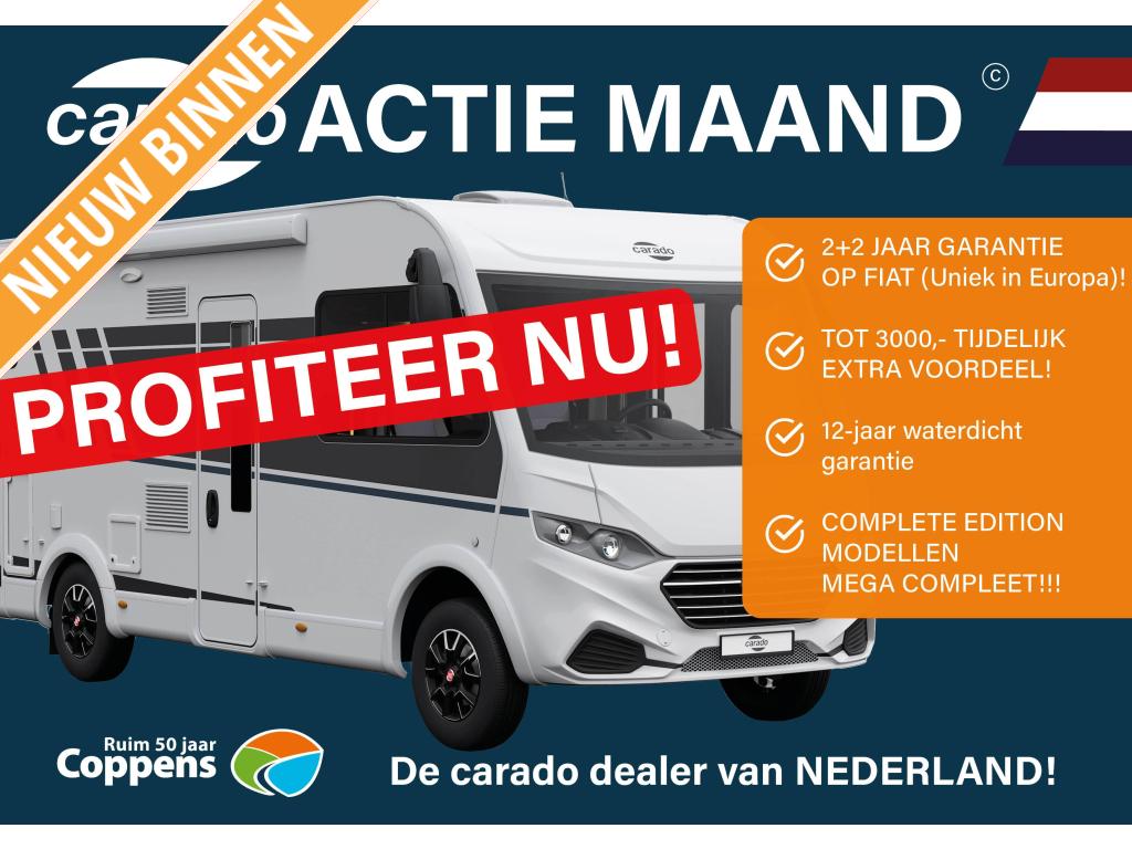 Carado I449 AUTOMAAT + ACTIEPRIJS, Chemisch toilet, Standaard zit, Ringverwarming, Fiat