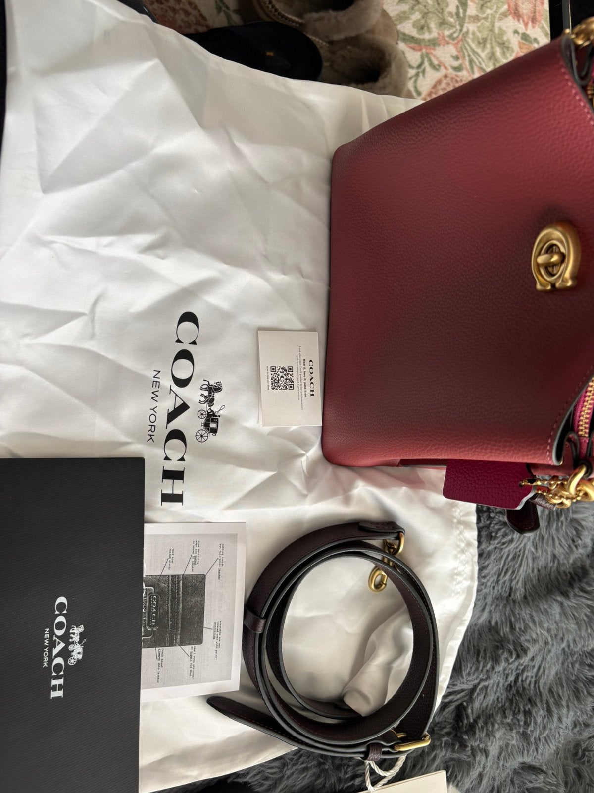 Nieuwe Coach willow bucketbag, Ophalen of Verzenden, Nieuw, Rood, Handtas