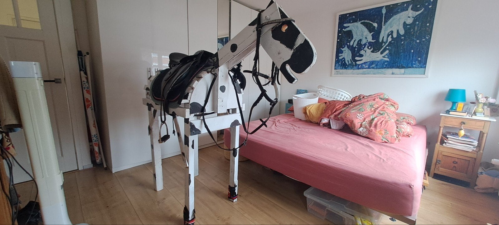 Groot houten speelgoed paard!, Ophalen, Gebruikt