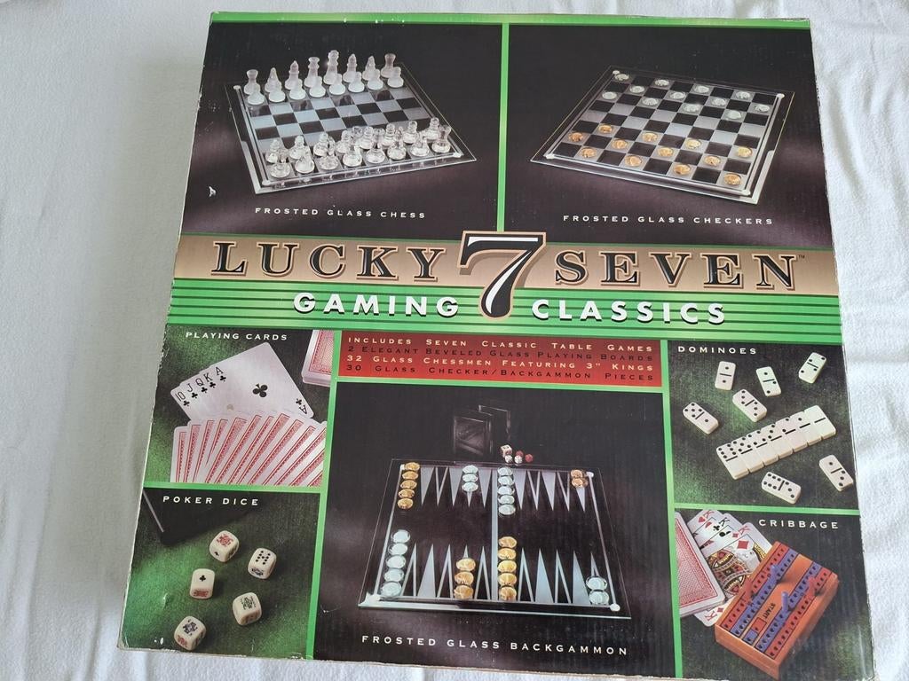 Lucky 7 Gaming Classics: 7 Verschillende Spellen in één, Hobby en Vrije tijd, Gezelschapsspellen | Bordspellen, Vijf spelers of meer