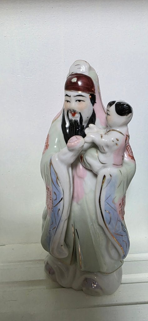 Chinees Porseleinen Beeld - Fu Xing, Verzamelen, Ophalen of Verzenden, Zo goed als nieuw, Mens