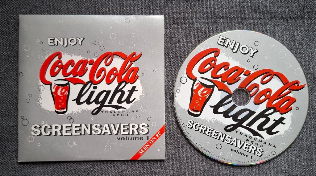 screensaver coca cola, Ophalen of Verzenden, Gebruiksvoorwerp