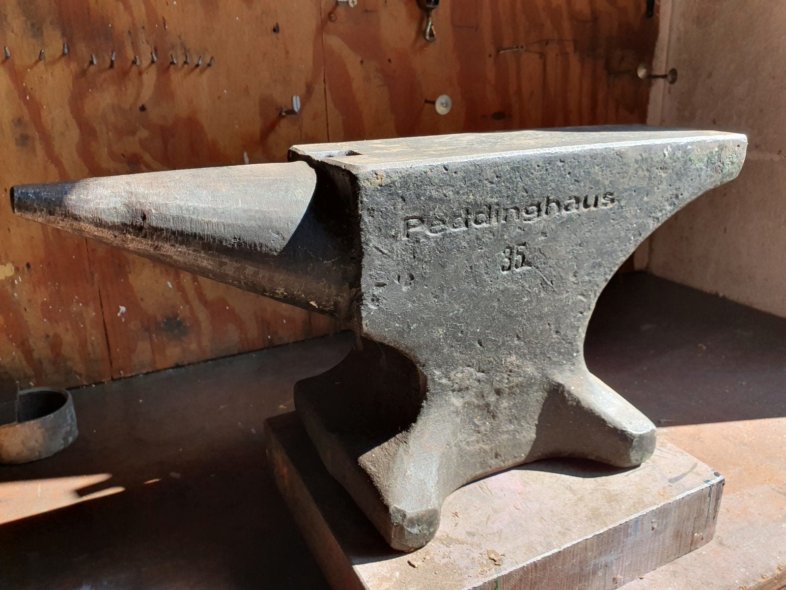 Peddinghaus Aambeeld 35 kg met extra massief blok, Ophalen, Gebruikt