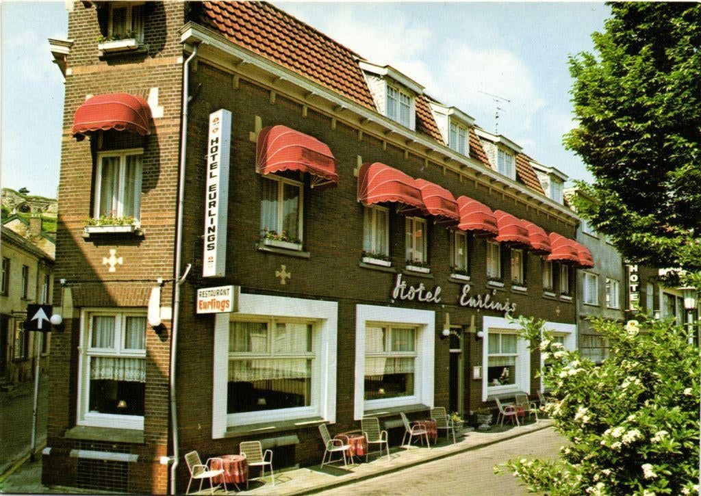 Hotel Restaurant Eurlings, Valkenburg Z.L. - ongelopen, Ophalen of Verzenden, Voor 1920, Ongelopen, Limburg