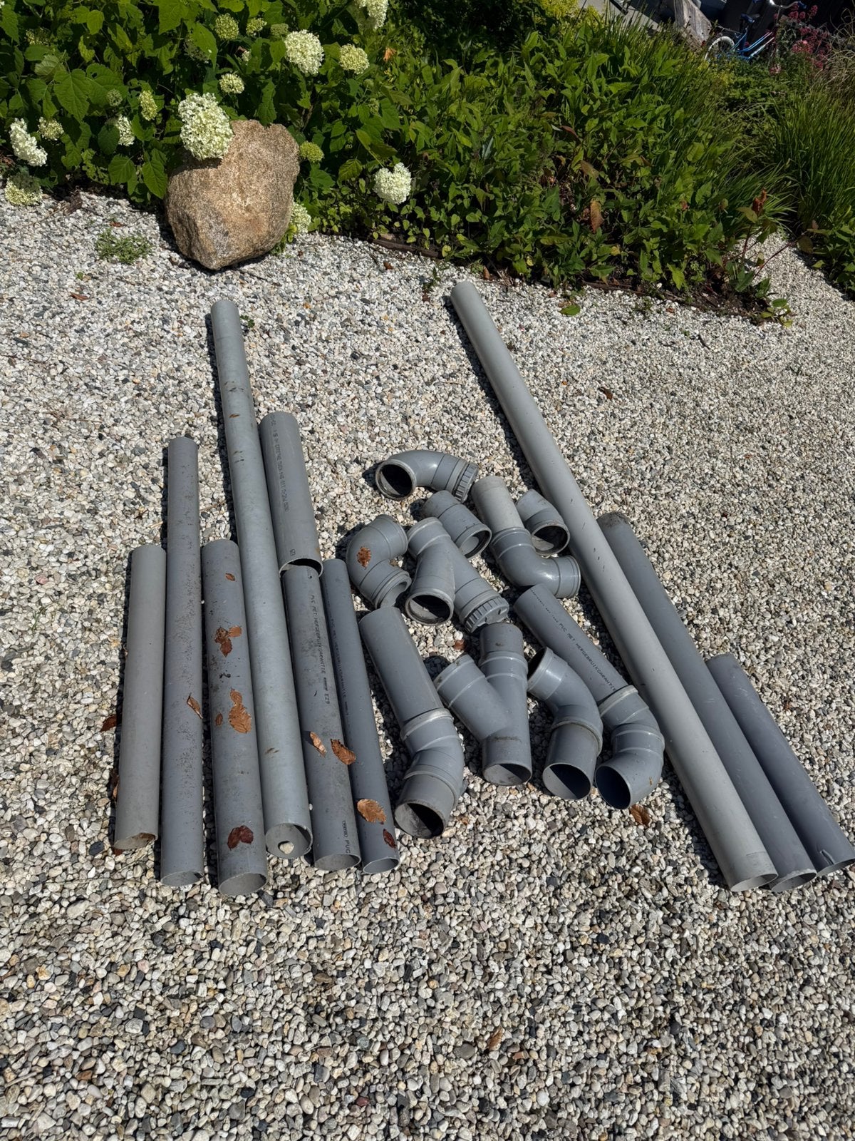 Partij pvc schuifmoffen 110 en buis divers, Ophalen, Pvc, Zo goed als nieuw, Minder dan 2 meter