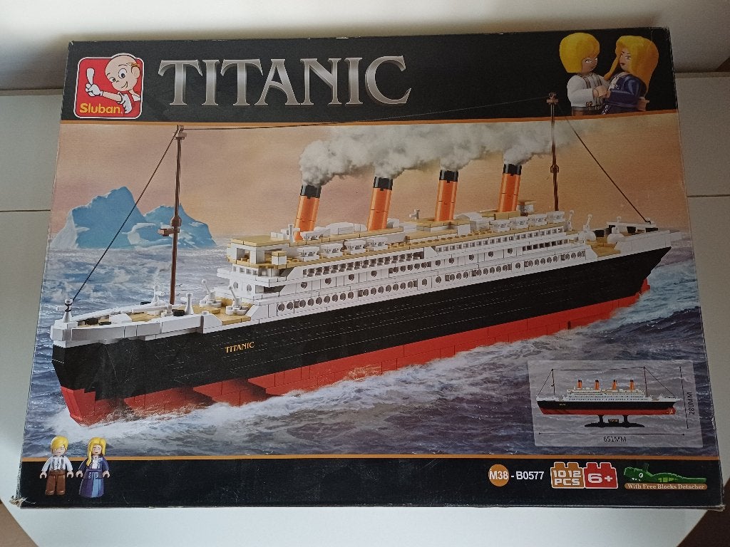 Sluban Titanic Groot bouwset # M38 B0577 # Speelgoed, Ophalen of Verzenden, Nieuw, Overige merken