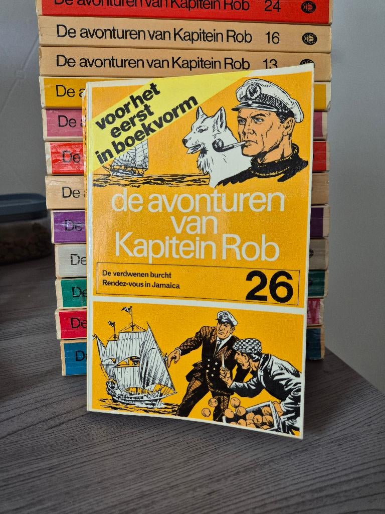Kapitein Rob stripboeken – 14 delen, Meerdere stripboeken, Ophalen of Verzenden, Gelezen, Pieter Kuhn (tekeningen) en Evert Werkman (tekst)