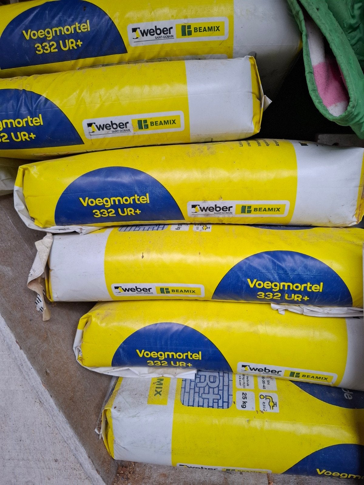 Voegmortel 6 zakken beamix lichtgrijs., Doe-het-zelf en Verbouw, Metselstenen, Ophalen, Nieuw, Overige typen