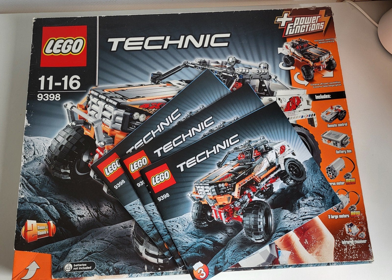 LEGO Technic 9398 - Doos en boekjes, Lego, Accessoire, Ophalen of Verzenden, Zo goed als nieuw