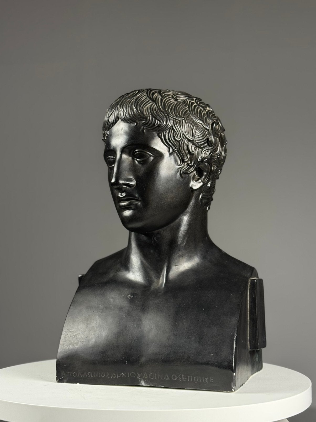 Grieks beeld buste van Doryphoros eind 20e eeuw, Antiek en Kunst, Ophalen