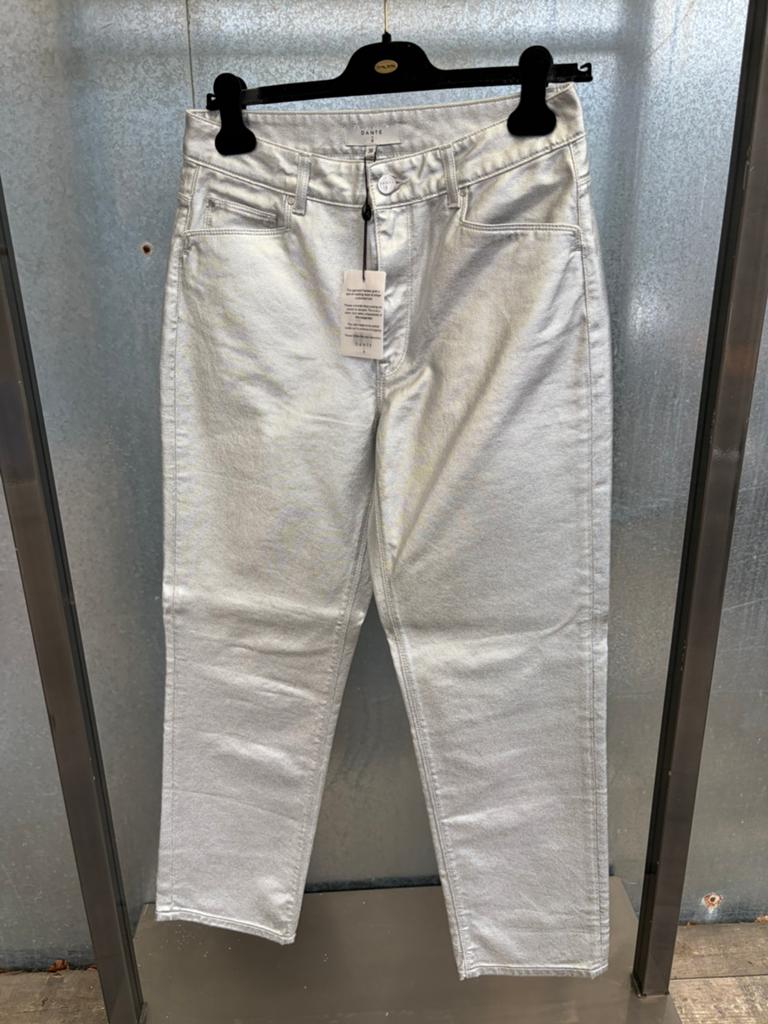 Dante6 dante 6 spijkerbroek 36 zilver denim nieuw straight, Kleding | Dames, Overige kleuren, Ophalen of Verzenden, Zo goed als nieuw