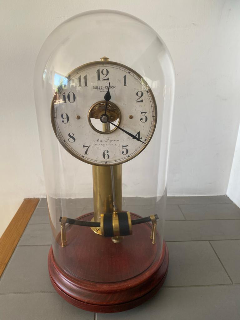 Antieke Bulle-Clock stolpklok - Elektromagnetisch uurwerk, Antiek en Kunst, Antiek | Klokken, Ophalen