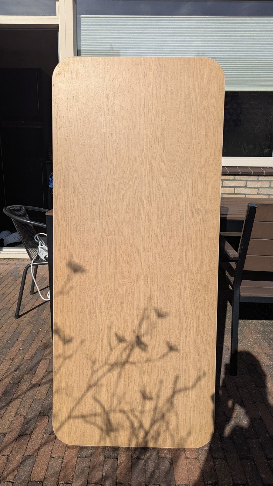 Ikea Bekant Bureau Tafelblad Eikenkleur, Ophalen, Overige typen, Gebruikt, Spaanplaat of MDF