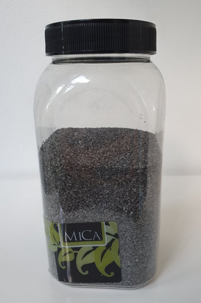 decoratie zand van Mica, antraciet, donkergrijs, Ophalen of Verzenden, Nieuw, Natuurlijk materiaal, Knutselmateriaal