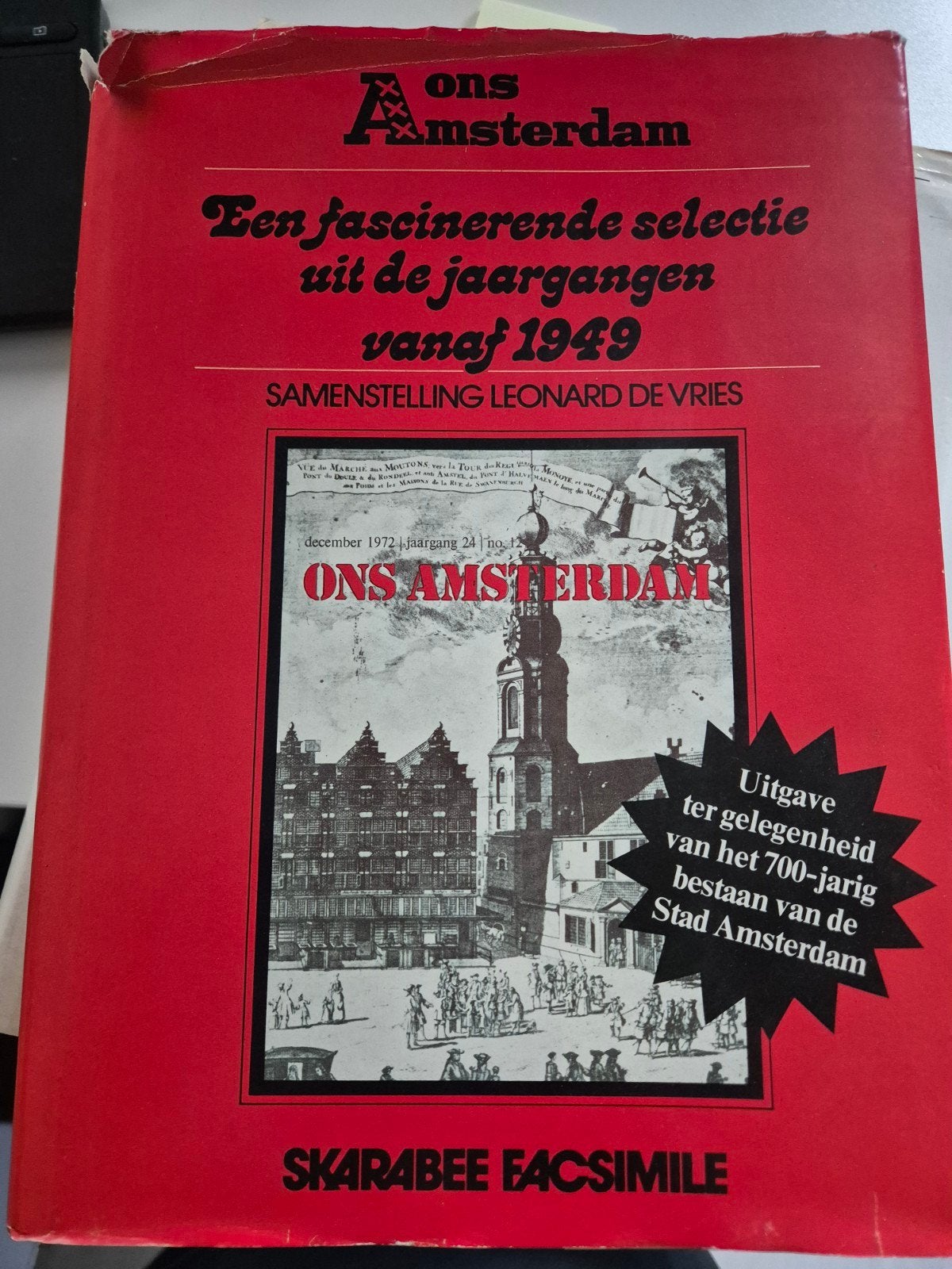 Ons Amsterdam: Selectie uit jaargangen vanaf 1949, Ophalen of Verzenden, 20e eeuw of later, Gelezen, Leonard de Vries