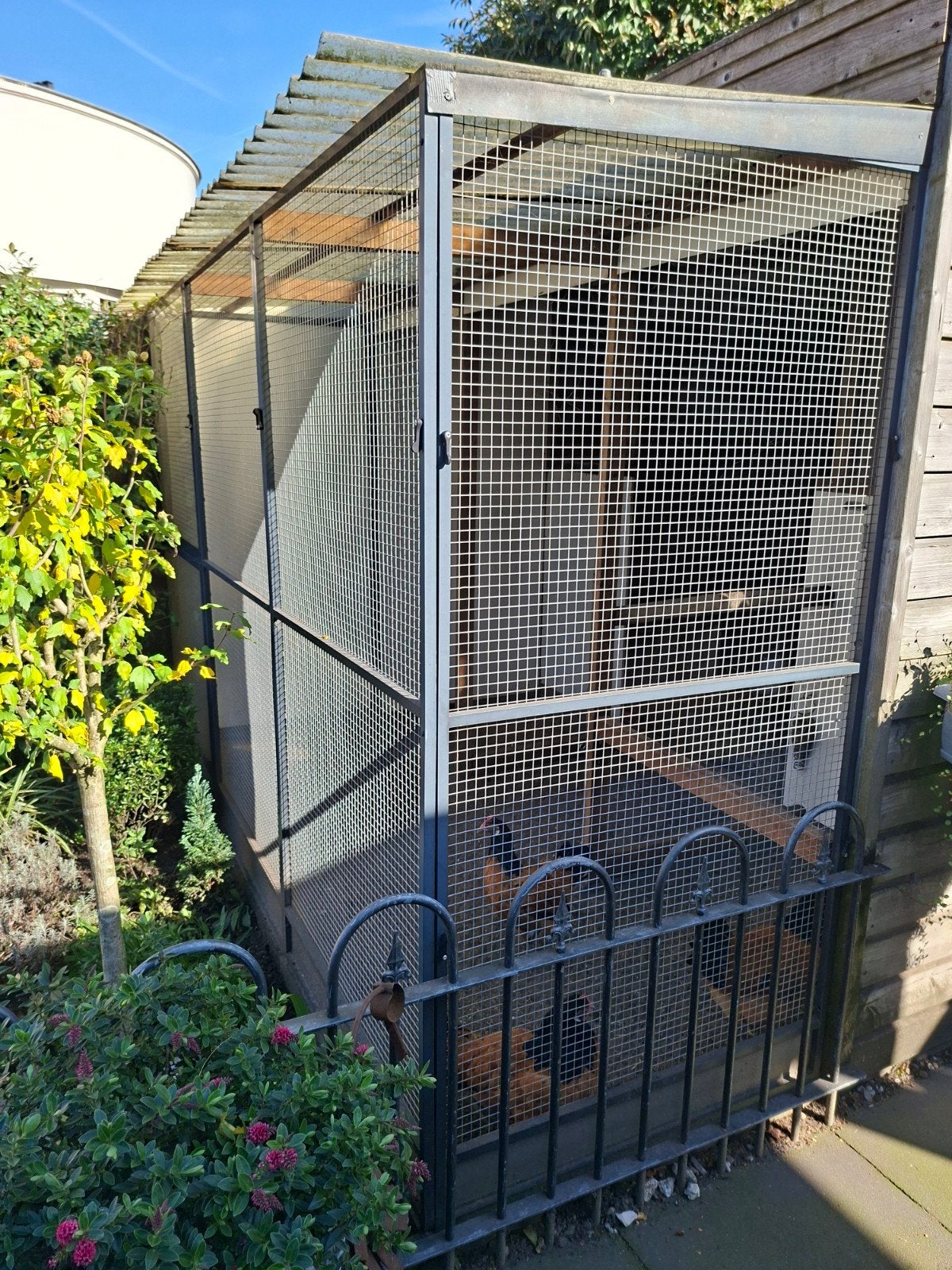panelen/voorzet ramen/trespa platen, Ophalen, Gebruikt, Aluminium, Volière