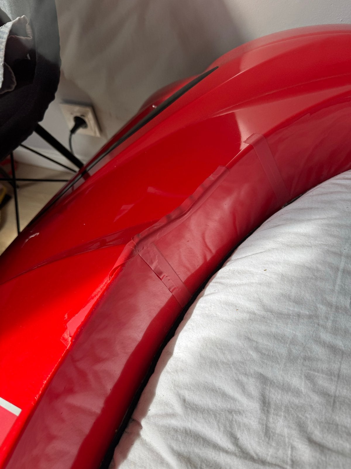 Cilek GTE Sport Rood Raceauto Kinderbed 90x190 - met LED, Ophalen, 85 tot 100 cm, Gebruikt, Matras