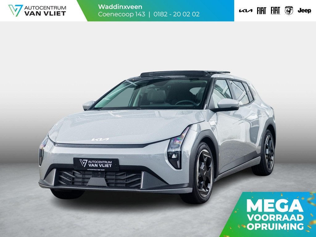Kia EV4 Plus Advanced 58.3 kWh | Uit voorraad leverbaar | Le, Auto's, Kia, Nieuw, 204 pk, Zilver of Grijs, 58 kWh