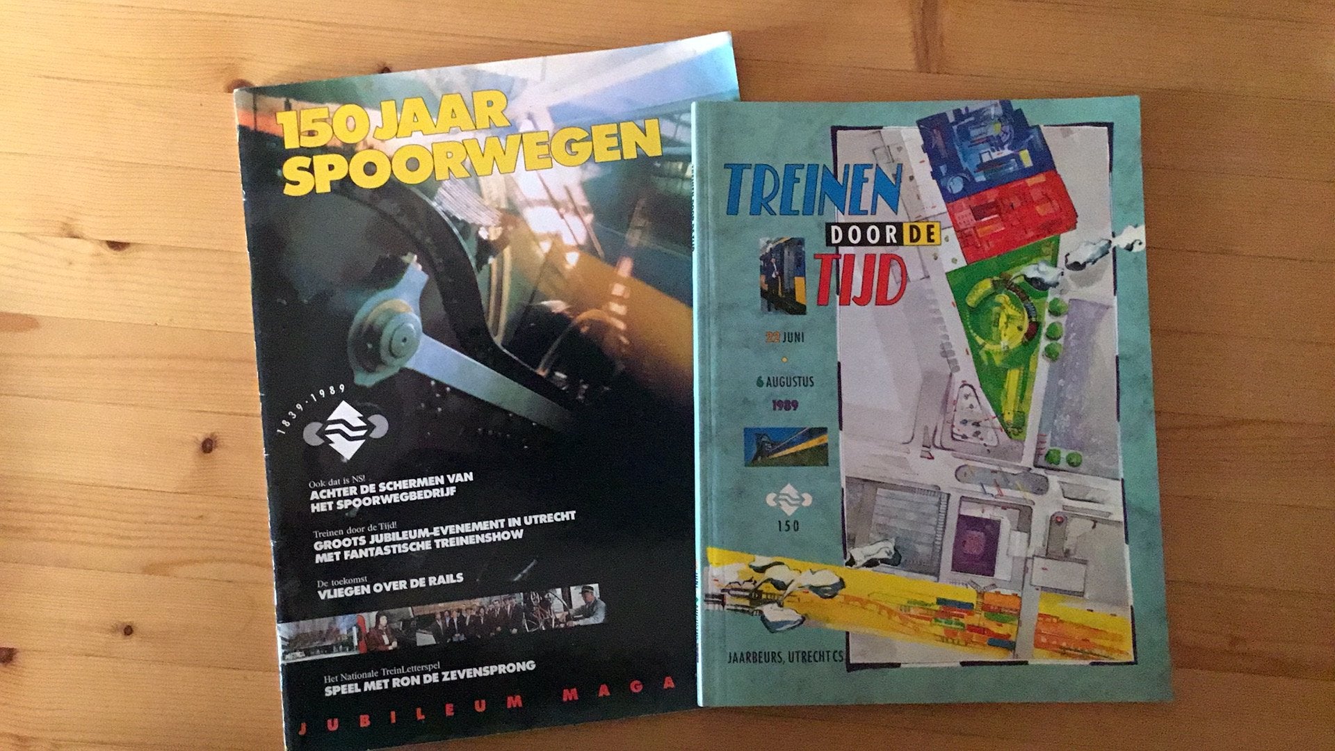 150 jaar spoorwegen en Treinen door de tijd, Ophalen of Verzenden, Zo goed als nieuw, Trein, Boek of Tijdschrift