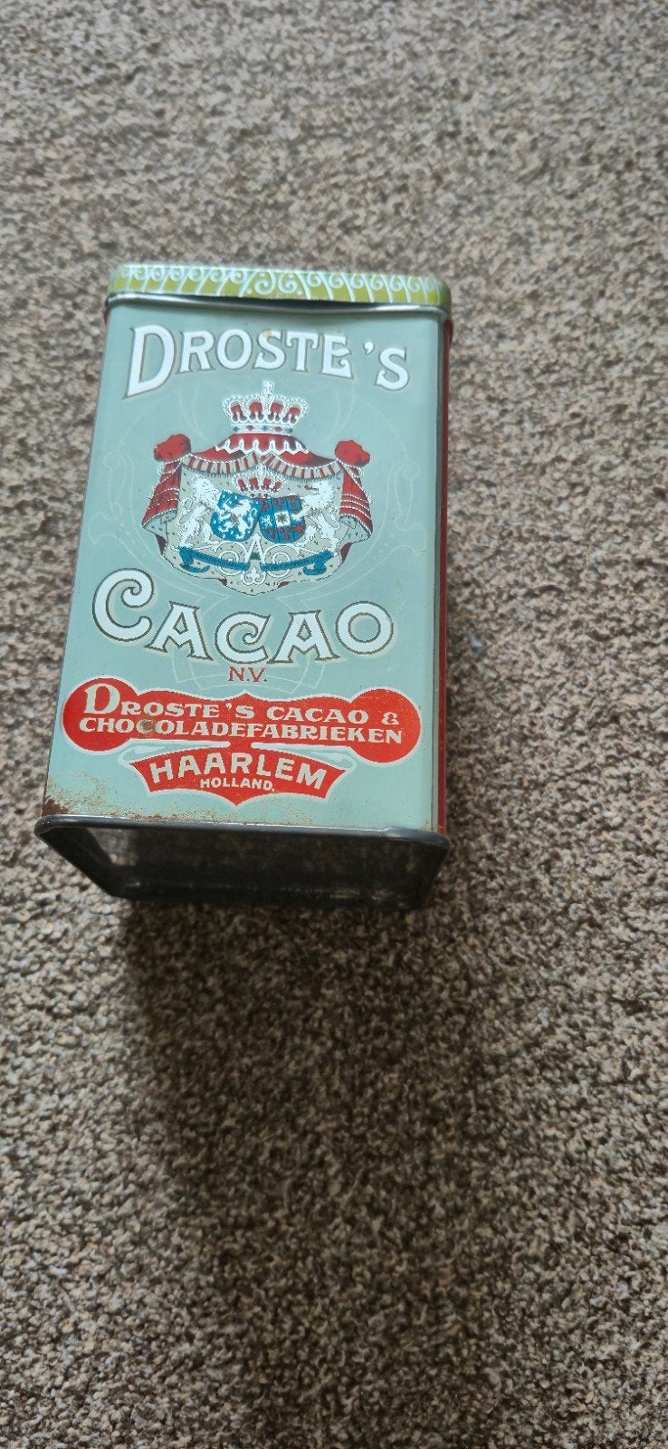 Vintage Droste's Cacao blik - Zeldzaam verzamelobject, Ophalen of Verzenden