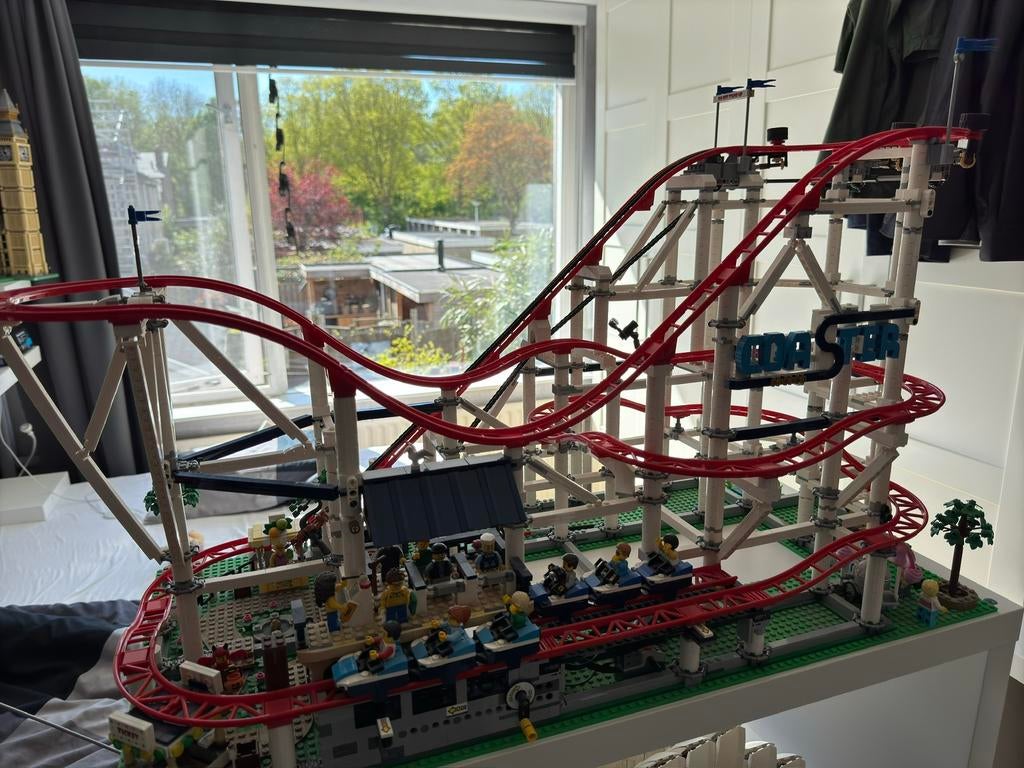 Lego 10261 achtbaan creator compleet, Ophalen, Zo goed als nieuw, Complete set, Lego