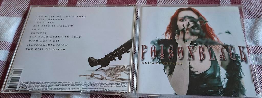 Poisonblack - Escapexstacy CD (Gothic Metal), Ophalen of Verzenden, 2000 - 2009, Zo goed als nieuw