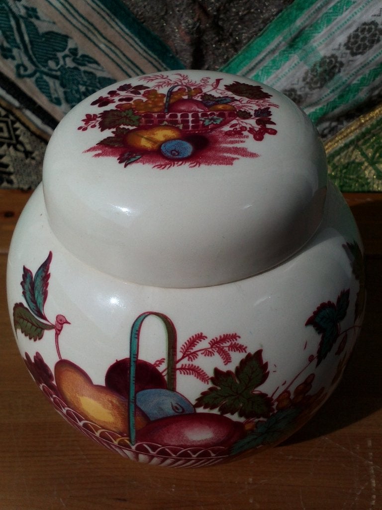 Mooie oude Mason's fruit basket gemberpot uit Engeland., Antiek en Kunst, Ophalen of Verzenden